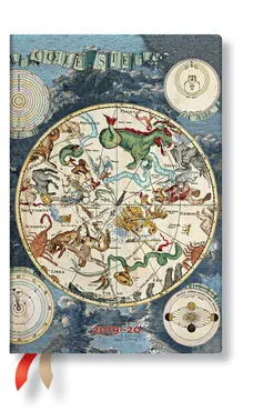Kalendarz Celestial Planisphere Mini Horizontal 18m 2020