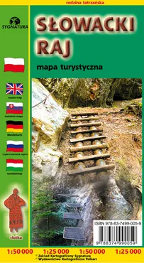 Słowacki Raj Mapa turystyczna 1:50 000