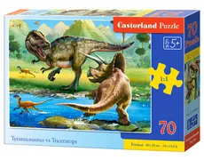 Puzzle 70 Tyrannosaurus vs Triceratops