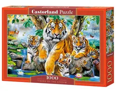 Puzzle 1000 Tigers by the Stream