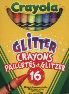 Kredki brokatowe Crayola 16 kolorów