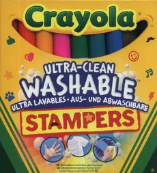 Crayola Flamastry ministempelki 8 kolorów
