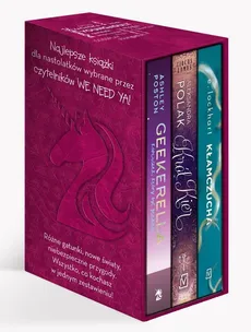 Bestsellerowe powieści dla młodych dorosłych: Pakiet Geekerella, Król kier, Kłamczucha - Outlet - Emily Lockhart, Aleksandra Polak, Ashley Poston