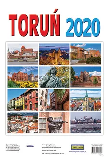 Kalendarz ścienny 2020. Toruń