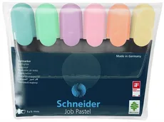 Zakreślacz SCHNEIDER Job Pastel 1-5 mm 6 sztuk mix kolorów - Outlet