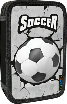 Piórnik dwusuwakowy z wyposażeniem Soccer 1