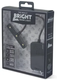 Bright Book Light - lampka do książki - szara
