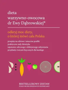 Dieta warzywno-owocowa dr Ewy Dąbrowskiej komplet - Paulina Borkowska, Beata Dąbrowska