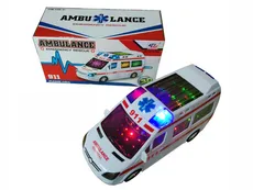 Ambulans 20 cm ze światłem i dźwiękiem