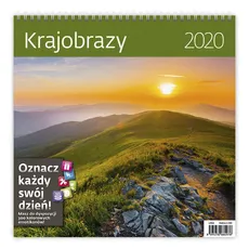 Kalendarz wieloplanszowy Krajobrazy 30x30 2020