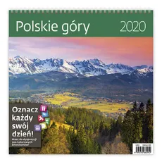 Kalendarz wieloplanszowy Polskie Góry 30x30 2020