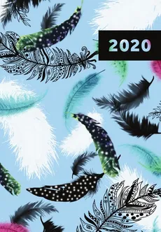 Kalendarz 2020 książkowy tygodniowy Narcissus Feathers A6