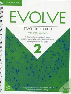 Evolve Level 2 Teacher's Edition with Test Generator - Outlet - Gareth Jones, Genevieve Kocienda, Manin Gregory J., Wayne Rimmer, Santos Raquel Ribeiro dos, Katy Simpson
