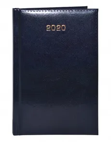 Kalendarz 2020 książkowy - terminarz A5 dzienny granat
