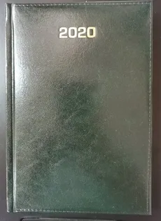 Kalendarz 2020 książkowy - terminarz A5 dzienny zielony
