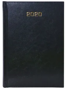 Kalendarz 2020 książkowy - terminarz B6 dzienny czarny