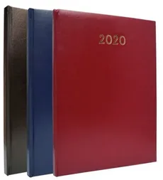 Kalendarz 2020 książkowy - terminarz A4 Tygodniowy