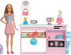 Barbie Pracownia wypieków zestaw + lalka
