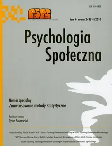 Psychologia społeczna 5 nr 2-3(14)2010