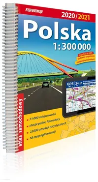 Polska atlas samochodowy 1:300 000 2020/2021