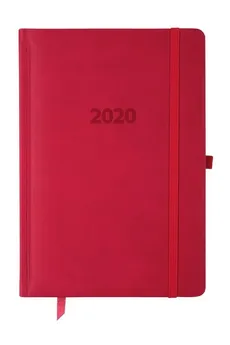 Kalendarz 2020 KK-A5DLR Dzienny A5 Lux Registry czerwony