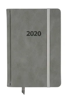 Kalendarz 2020 KK-B6DL Dzienny B6 Lux szary