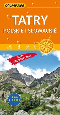 Mapa Tatry Polskie i Słowackie - wersja laminowana - Praca zbiorowa
