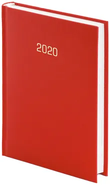 Kalendarz 2020 A5 dzienny Albit czerwony