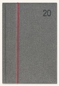 Kalendarz książkowy B5 Classic 2020 szara juta