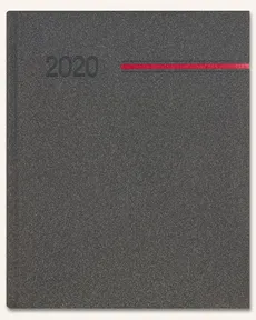 Kalendarz książkowy B6 Plus 2020 grafit melange