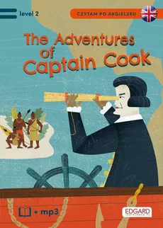Czytam po angielsku The Adventures of Captain Cook / Przygody Kapitana Cooka - Brodziak Joanna