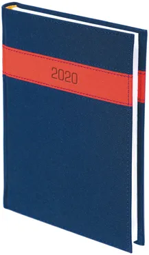 Kalendarz 2020 A5 dzienny Malaga Granat