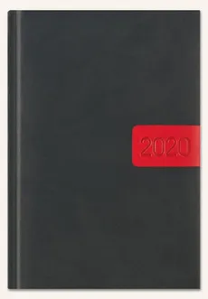 Kalendarz książkowy B5 Classic 2020 grafit nubuk