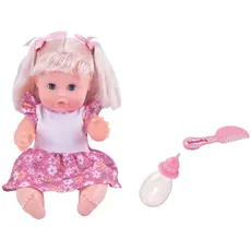 Lalka bambolina sikająca z grzebieniem