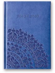 Kalendarz 2020 Relief B6 Vivella zgaszony niebieski