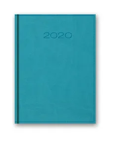 Kalendarz 2020 20-21D A5 dzienny turkusowy