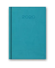 Kalendarz 2020 20-41D B6 dzienny turkusowy
