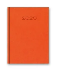 Kalendarz 2020 20-21D A5 dzienny pomarańczowy