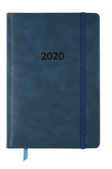 Kalendarz 2020 książkowy A5 tygodniowy Lux granatowy