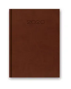 Kalendarz 2020 20-51TB B5 tygodniowy brązowy