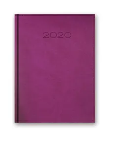 Kalendarz 2020 20-21D A5 dzienny fioletowy