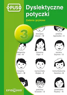 PUS Dyslektyczne potyczki 3 Zadania językowe - Outlet - Katarzyna Knopik