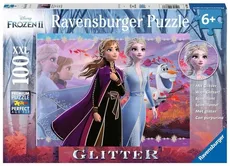 Frozen 2 Puzzle brokatowe XXL 100