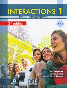 Interactions 1 Livre de l'éleve + DVD - Gael Crepieux, Olivier Masse, Jean-Philippe Rousse