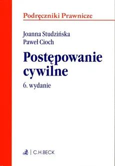 Postępowanie cywilne - Outlet - Paweł Cioch, Joanna Studzińska