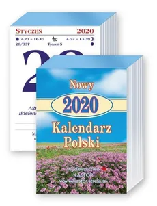 Kalendarz 2020 KL 05 Nowy Kalendarz Polski zdzierak