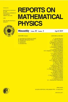 Reports on Mathematical Physics 83/2 Polska - Praca zbiorowa
