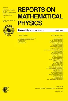Reports on Mathematical Physics 83/3/2019