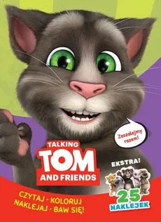 Talking Tom & Friends. Czytaj, koloruj, naklejaj, baw się! - Outlet