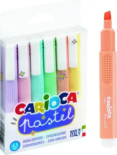 Zakreślacz pastel Carioca  6 kolorów